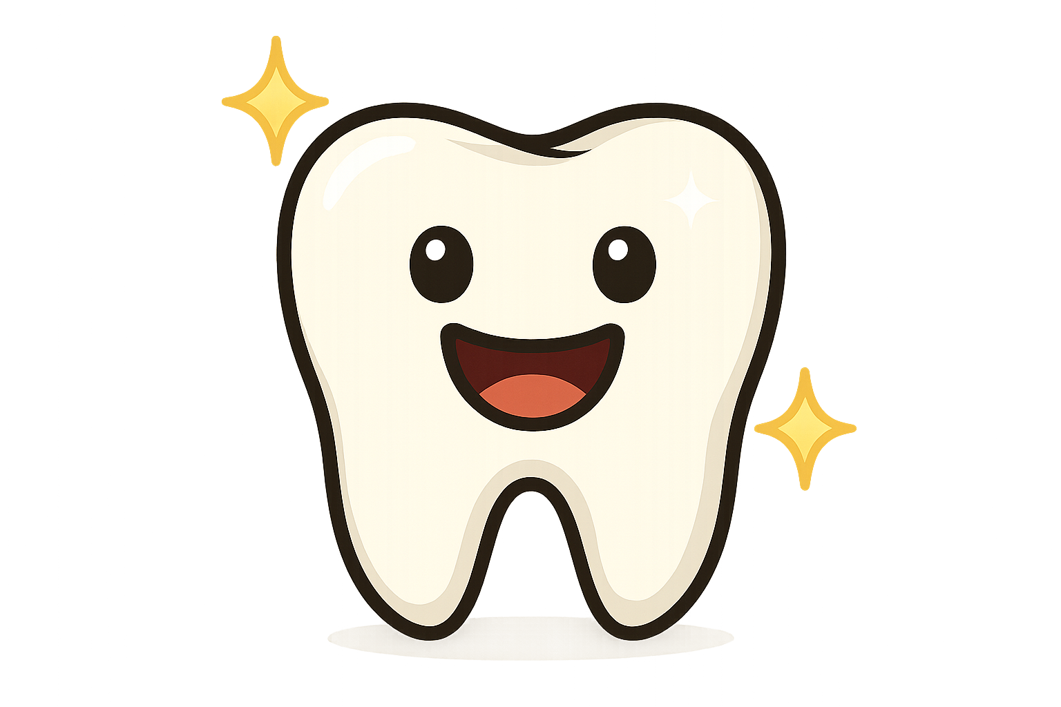Dents blanche emoji